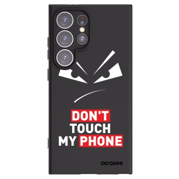 Picasee Μαύρη θήκη σιλικόνης για Samsung Galaxy S24 Ultra S928B 5G - Evil Eye - Transparent
