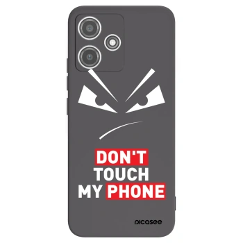 Picasee Μαύρη θήκη σιλικόνης για Xiaomi Redmi 12 5G - Evil Eye - Transparent