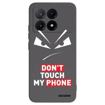 Picasee Μαύρη θήκη σιλικόνης για Xiaomi Poco X6 Pro - Evil Eye - Transparent