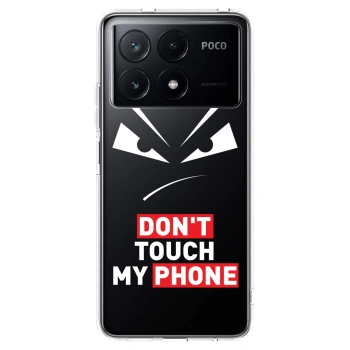 Picasee διαφανής θήκη σιλικόνης Xiaomi Poco X6 Pro - Evil Eye - Transparent