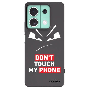 Picasee Μαύρη θήκη σιλικόνης για Xiaomi Redmi Note 13 5G - Evil Eye - Transparent