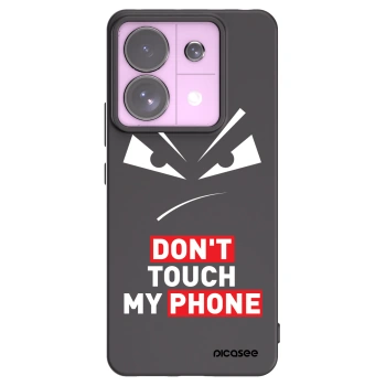 Picasee Μαύρη θήκη σιλικόνης για Xiaomi Redmi Note 13 Pro 5G - Evil Eye - Transparent