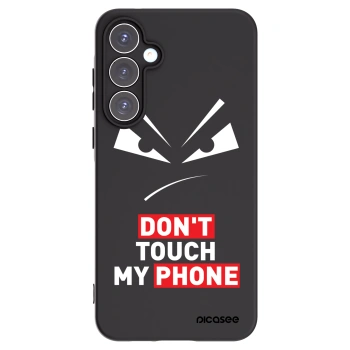 Picasee Μαύρη θήκη σιλικόνης για Samsung Galaxy A55 5G A556B - Evil Eye - Transparent