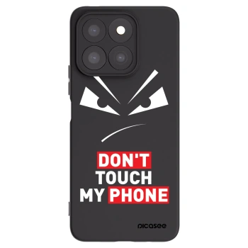 Picasee Μαύρη θήκη σιλικόνης για Honor X8b - Evil Eye - Transparent
