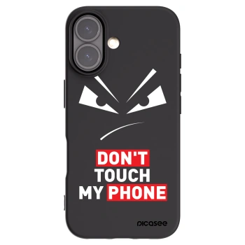 Picasee Μαύρη θήκη σιλικόνης για Apple iPhone 16 - Evil Eye - Transparent