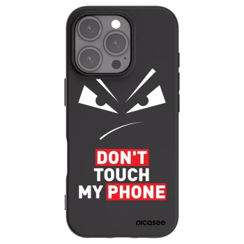 Picasee Μαύρη θήκη σιλικόνης για Apple iPhone 16 Pro - Evil Eye - Transparent