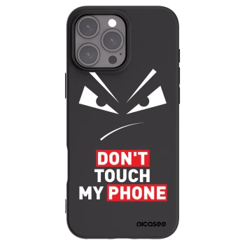 Picasee Μαύρη θήκη σιλικόνης για Apple iPhone 16 Pro Max - Evil Eye - Transparent