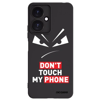 Picasee Μαύρη θήκη σιλικόνης για Xiaomi Redmi 13C 5G - Evil Eye - Transparent