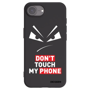 Picasee Μαύρη θήκη σιλικόνης για Apple iPhone 16e - Evil Eye - Transparent