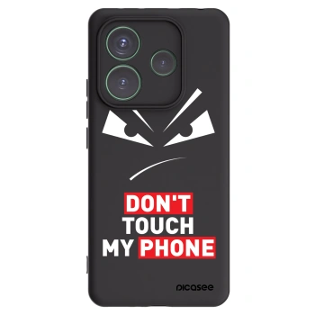 Picasee Μαύρη θήκη σιλικόνης για Xiaomi Redmi Note 14 5G - Evil Eye - Transparent