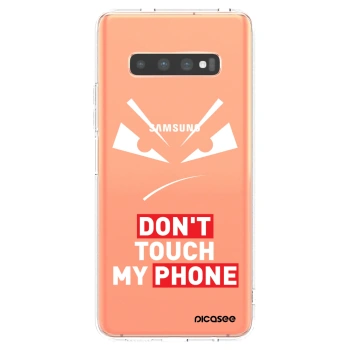 Picasee διαφανής θήκη σιλικόνης Samsung Galaxy S10 Plus G975 - Evil Eye - Transparent