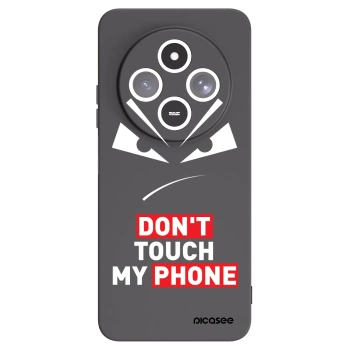 Picasee Μαύρη θήκη σιλικόνης για Xiaomi Redmi 14C - Evil Eye - Transparent