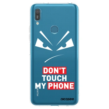 Picasee διαφανής θήκη σιλικόνης Huawei Y7 2019 - Evil Eye - Transparent