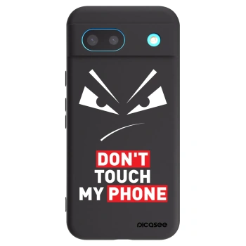 Picasee Μαύρη θήκη σιλικόνης για Google Pixel 8 - Evil Eye - Transparent