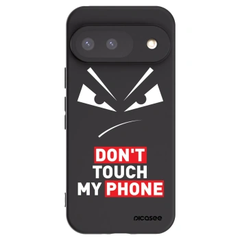 Picasee Μαύρη θήκη σιλικόνης για Google Pixel 9 - Evil Eye - Transparent