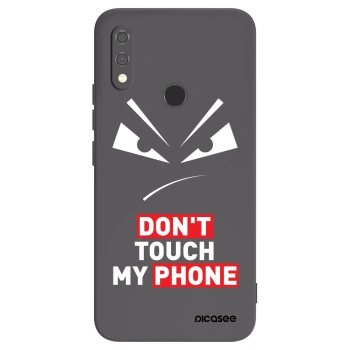 Picasee Μαύρη θήκη σιλικόνης για Xiaomi Redmi Note 7 - Evil Eye - Transparent