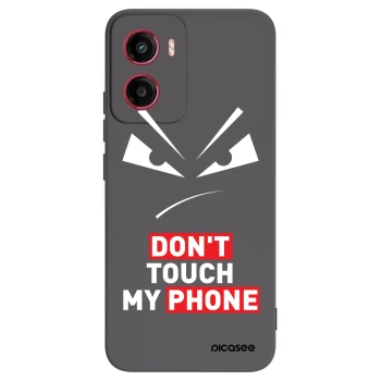 Picasee Μαύρη θήκη σιλικόνης για Motorola Moto G05 - Evil Eye - Transparent