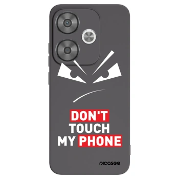 Picasee Μαύρη θήκη σιλικόνης για Xiaomi Poco F6 - Evil Eye - Transparent