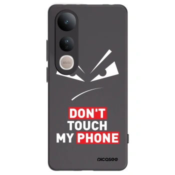 Picasee Μαύρη θήκη σιλικόνης για Vivo V50 Lite 5G - Evil Eye - Transparent