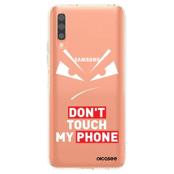 Picasee διαφανής θήκη σιλικόνης Samsung Galaxy A70 A705F - Evil Eye - Transparent