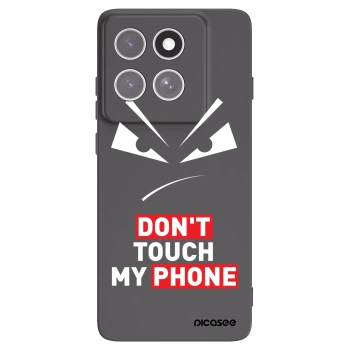 Picasee Μαύρη θήκη σιλικόνης για Motorola Edge 60 Pro - Evil Eye - Transparent