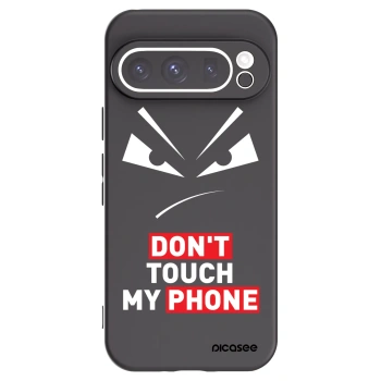 Picasee Μαύρη θήκη σιλικόνης για Google Pixel 9 Pro XL - Evil Eye - Transparent