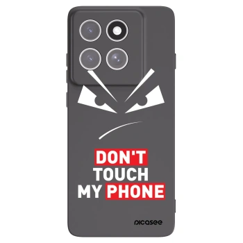 Picasee Μαύρη θήκη σιλικόνης για Motorola Edge 60 Fusion - Evil Eye - Transparent