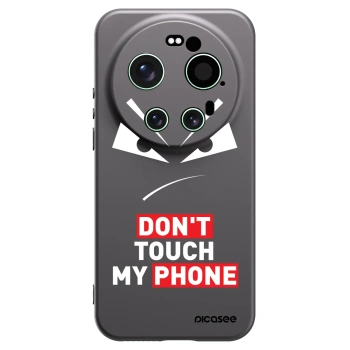 Picasee Μαύρη θήκη σιλικόνης για Xiaomi 17 Ultra - Evil Eye - Transparent