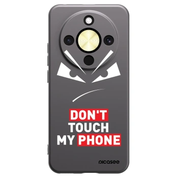 Picasee Μαύρη θήκη σιλικόνης για Honor Magic8 Lite 5G - Evil Eye - Transparent
