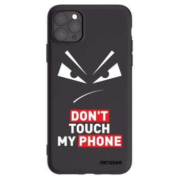 Picasee Μαύρη θήκη σιλικόνης για Apple iPhone 11 Pro Max - Evil Eye - Transparent