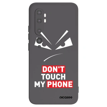 Picasee Μαύρη θήκη σιλικόνης για Xiaomi Mi Note 10 (Pro) - Evil Eye - Transparent