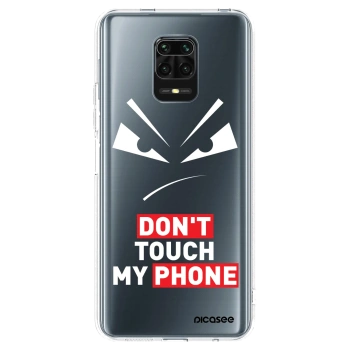 Picasee διαφανής θήκη σιλικόνης Xiaomi Redmi Note 9 Pro - Evil Eye - Transparent