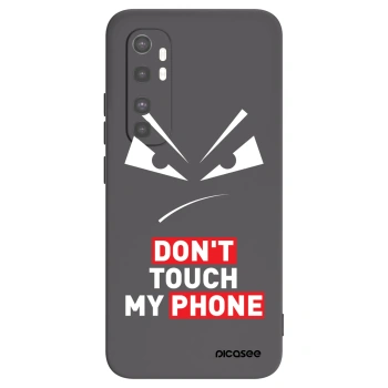 Picasee Μαύρη θήκη σιλικόνης για Xiaomi Mi Note 10 Lite - Evil Eye - Transparent