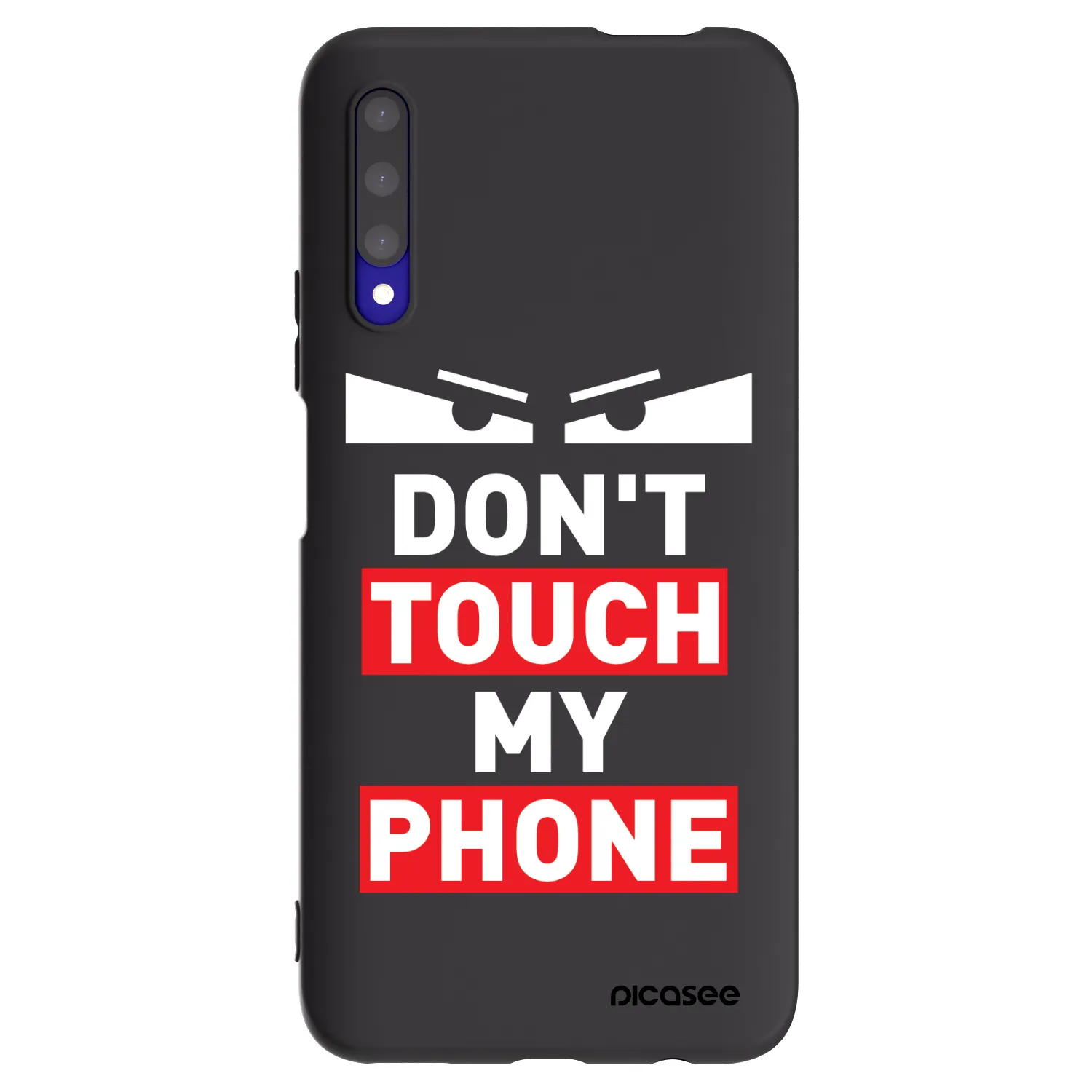 Picasee Μαύρη θήκη σιλικόνης για Honor 9X Pro - Shadow Eye - Transparent