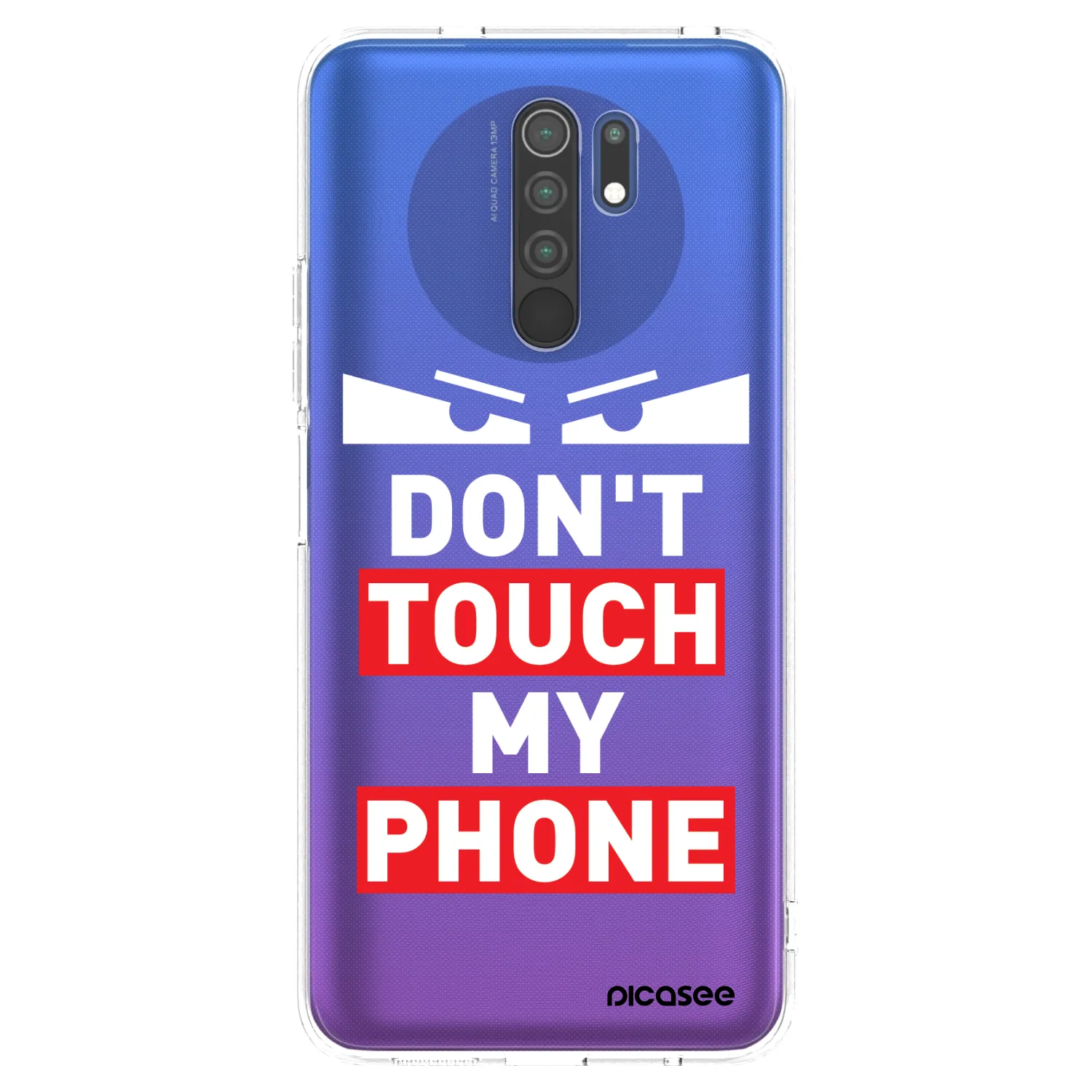 Picasee διαφανής θήκη σιλικόνης Xiaomi Redmi 9 - Shadow Eye - Transparent