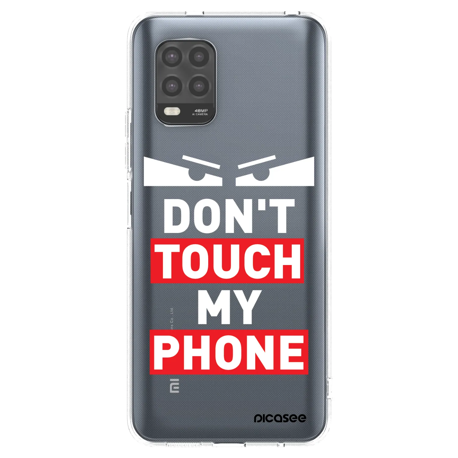 Picasee διαφανής θήκη σιλικόνης Xiaomi Mi 10 Lite - Shadow Eye - Transparent