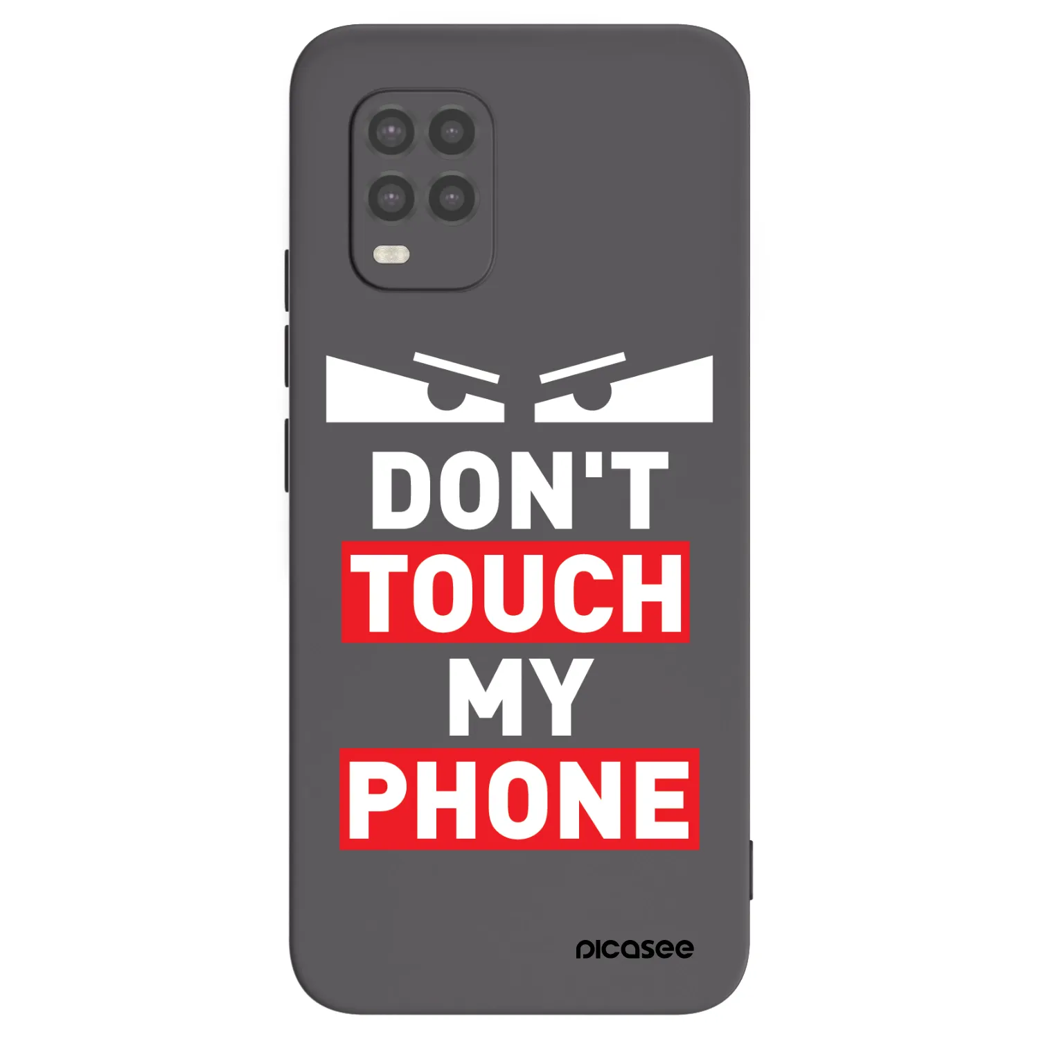 Picasee Μαύρη θήκη σιλικόνης για Xiaomi Mi 10 Lite - Shadow Eye - Transparent