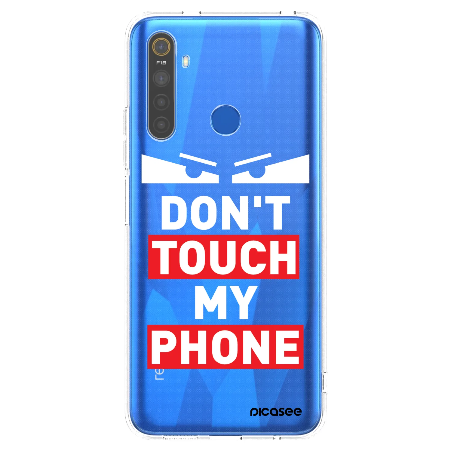 Picasee διαφανής θήκη σιλικόνης Realme 5 - Shadow Eye - Transparent