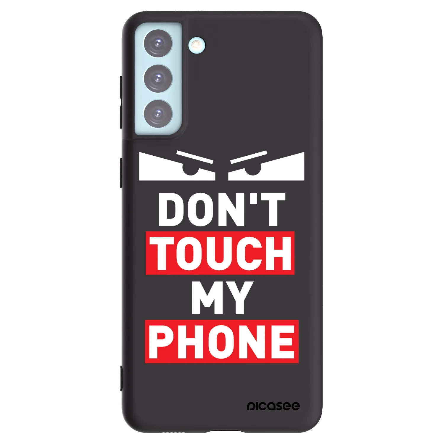 Picasee Μαύρη θήκη σιλικόνης για Samsung Galaxy S21+ 5G G996F - Shadow Eye - Transparent