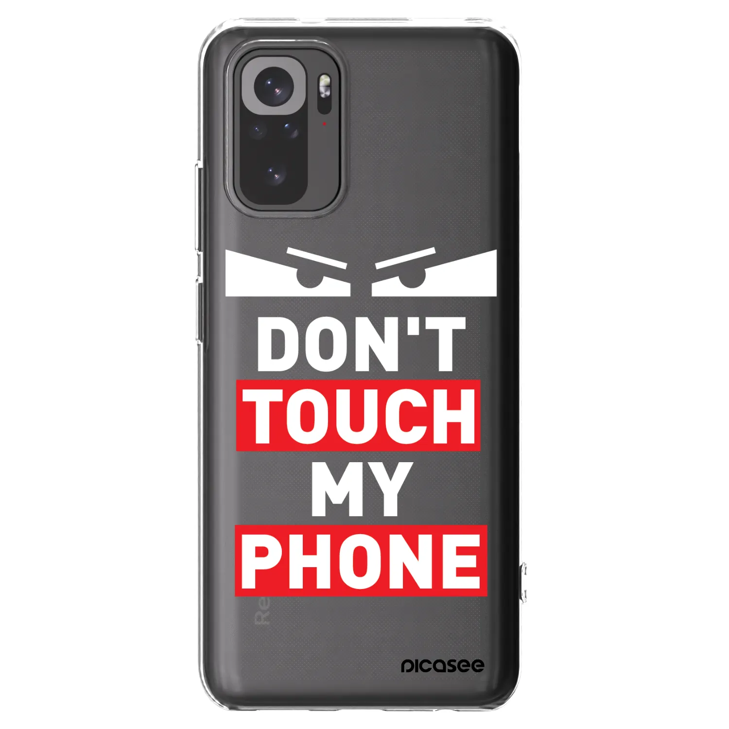 Picasee διαφανής θήκη σιλικόνης Xiaomi Redmi Note 10S - Shadow Eye - Transparent