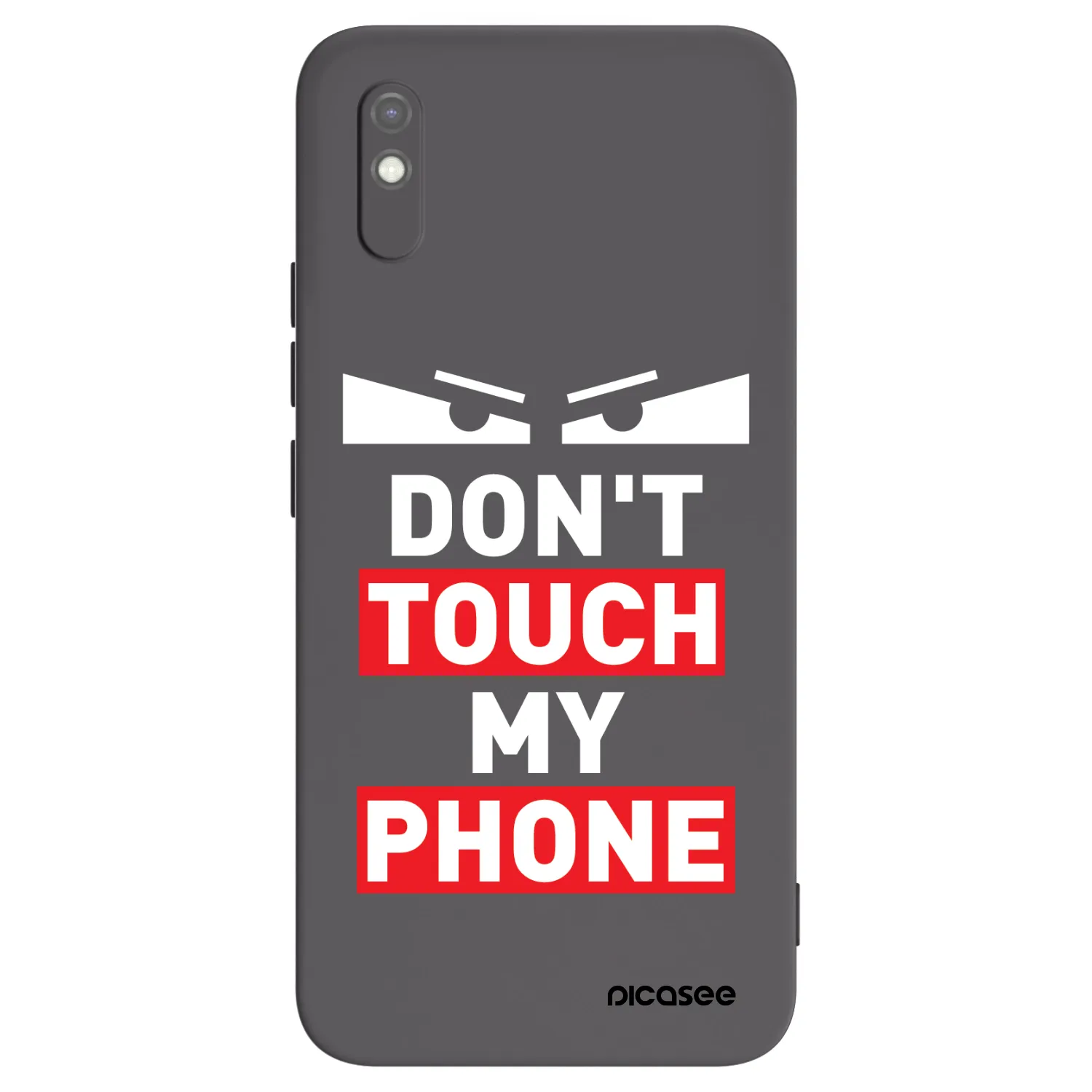 Picasee Μαύρη θήκη σιλικόνης για Xiaomi Redmi 9AT - Shadow Eye - Transparent