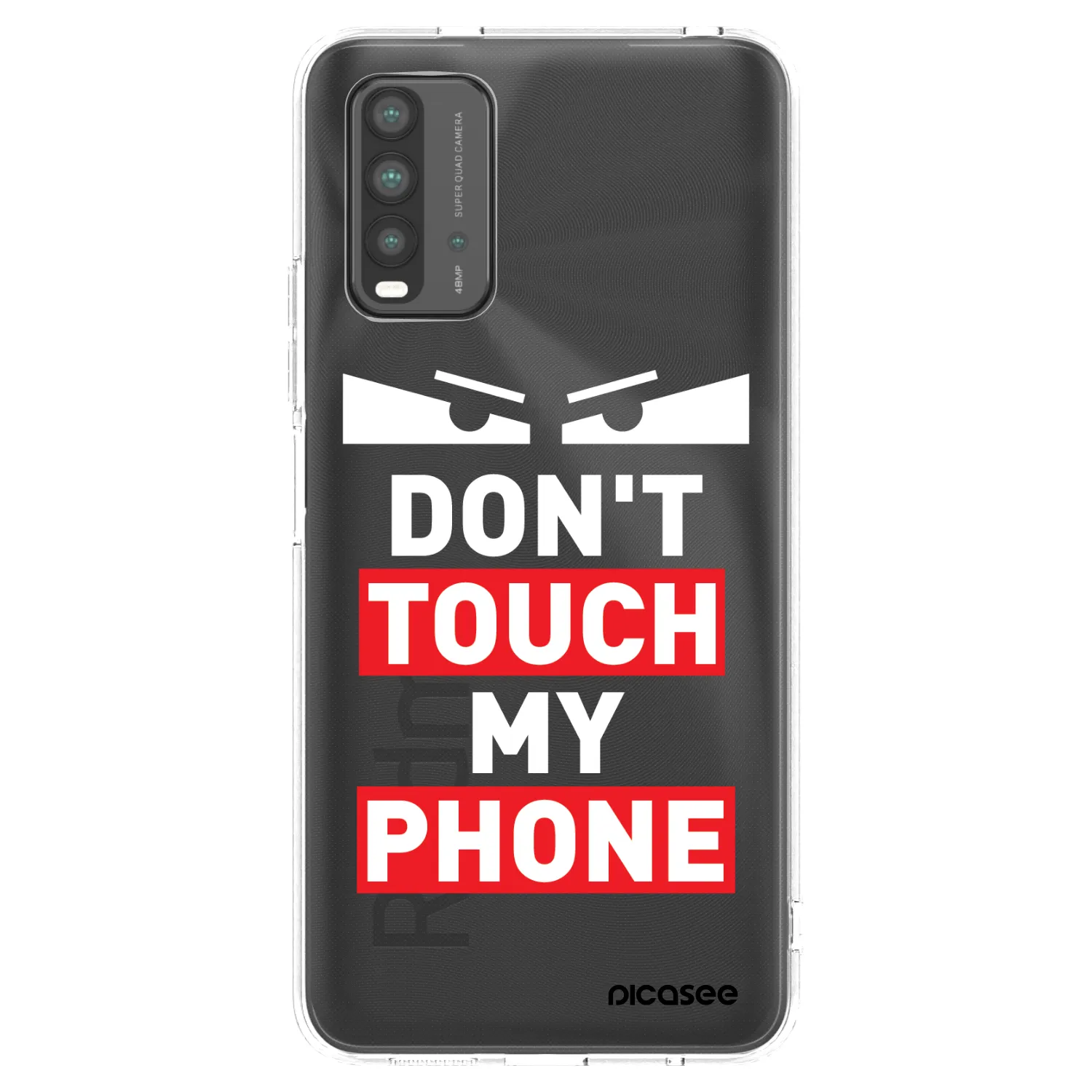 Picasee διαφανής θήκη σιλικόνης Xiaomi Redmi 9T - Shadow Eye - Transparent