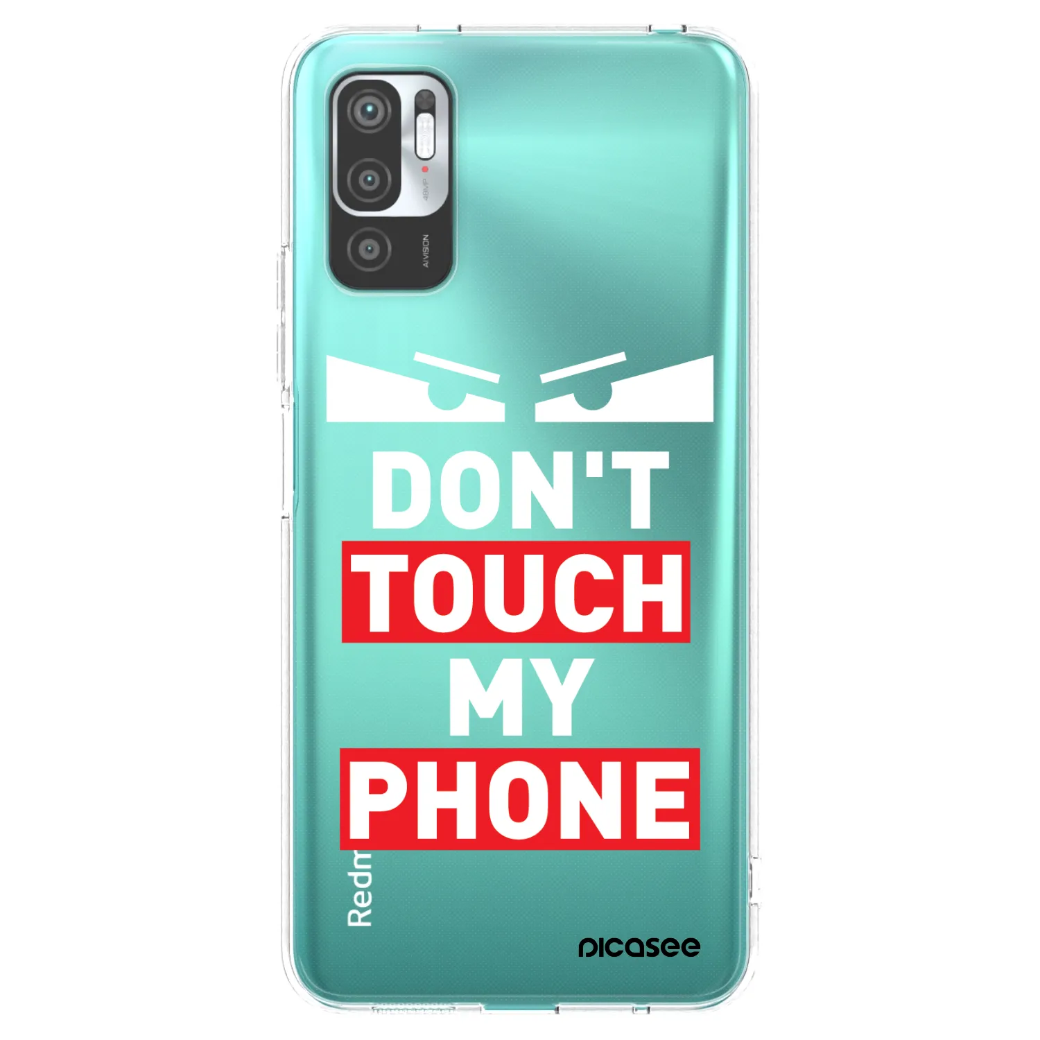 Picasee διαφανής θήκη σιλικόνης Xiaomi Redmi Note 10 5G - Shadow Eye - Transparent