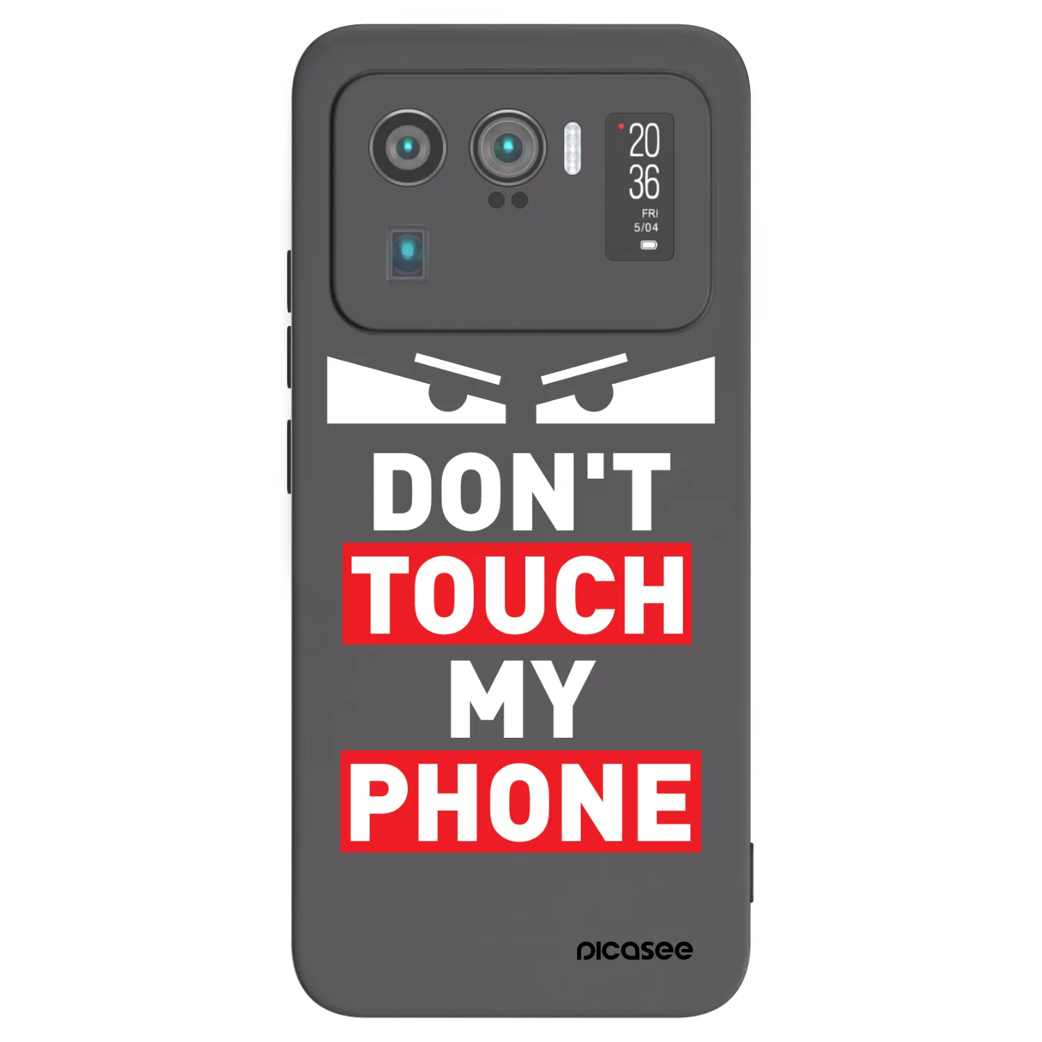 Picasee Μαύρη θήκη σιλικόνης για Xiaomi Mi 11 Ultra - Shadow Eye - Transparent