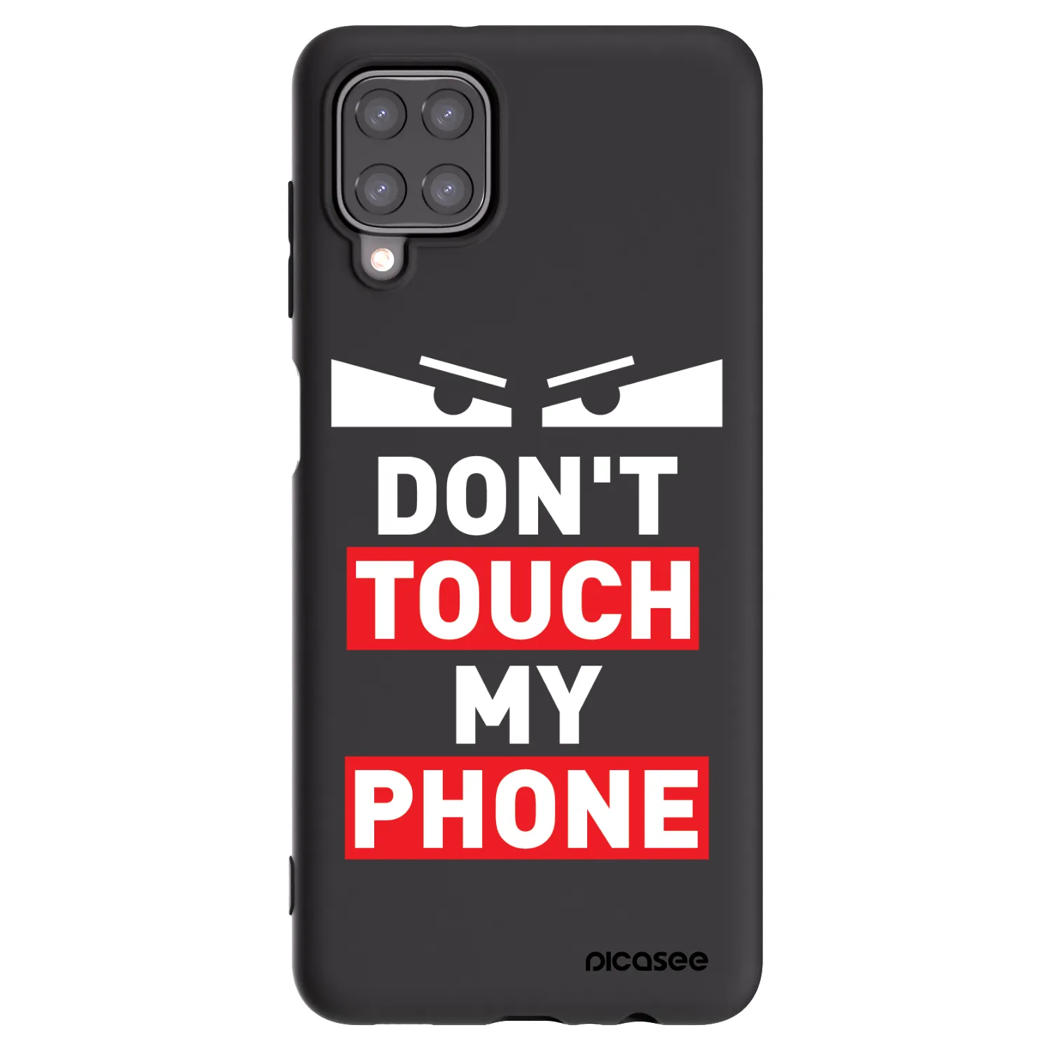 Picasee Μαύρη θήκη σιλικόνης για Samsung Galaxy M12 M127F - Shadow Eye - Transparent