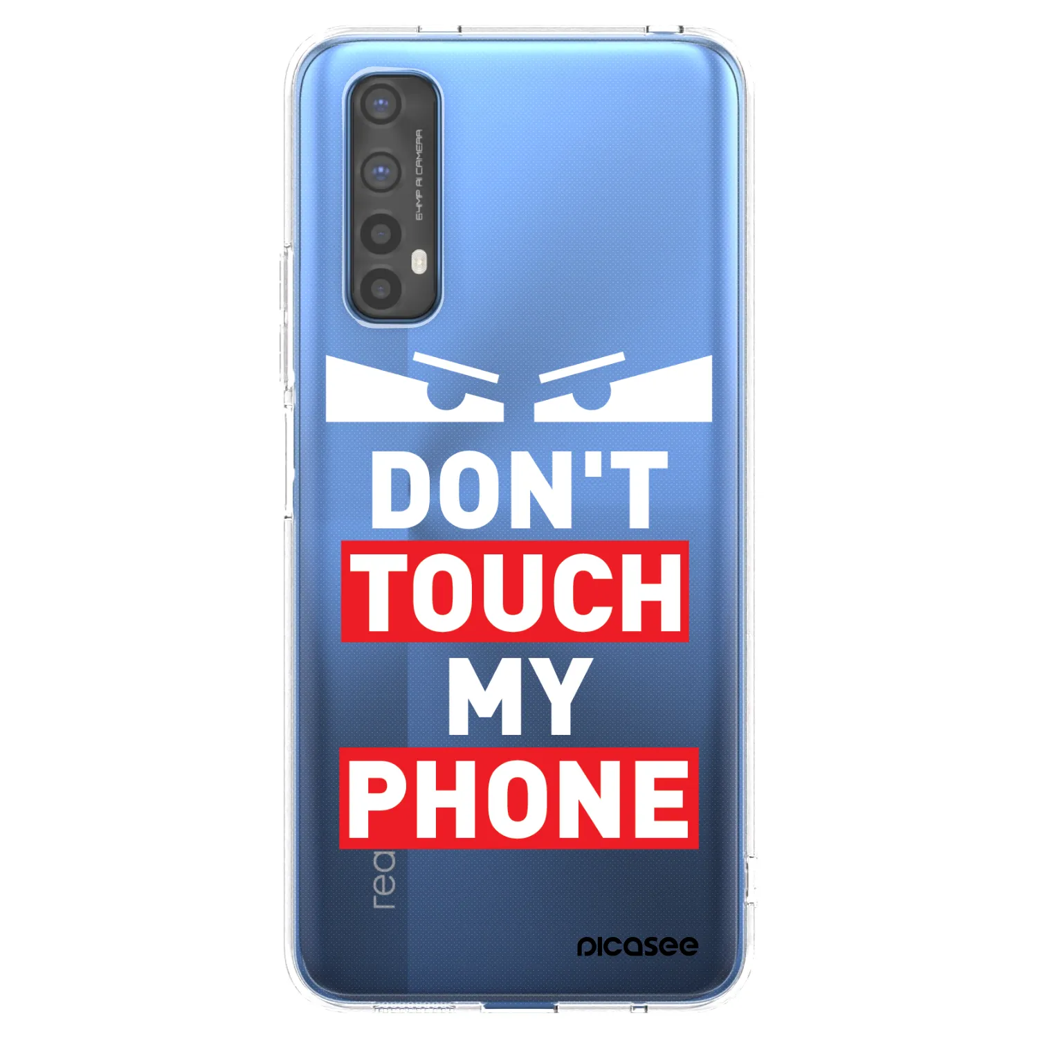 Picasee διαφανής θήκη σιλικόνης Realme 7 - Shadow Eye - Transparent