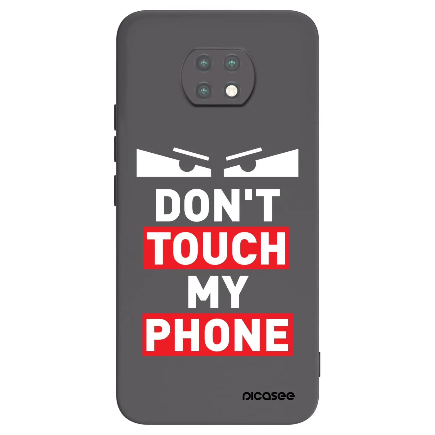 Picasee Μαύρη θήκη σιλικόνης για Xiaomi Redmi Note 9T - Shadow Eye - Transparent