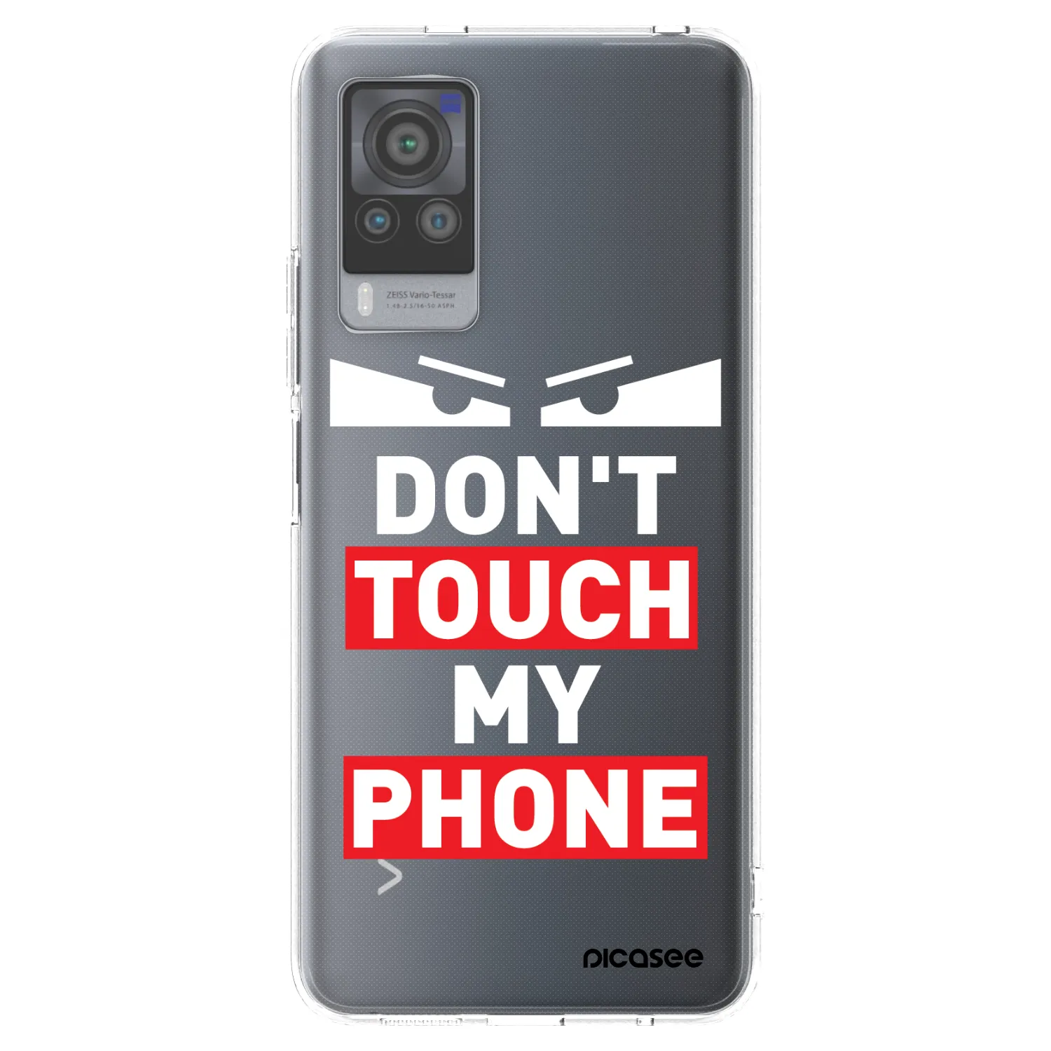 Picasee διαφανής θήκη σιλικόνης Vivo X60 Pro 5G - Shadow Eye - Transparent
