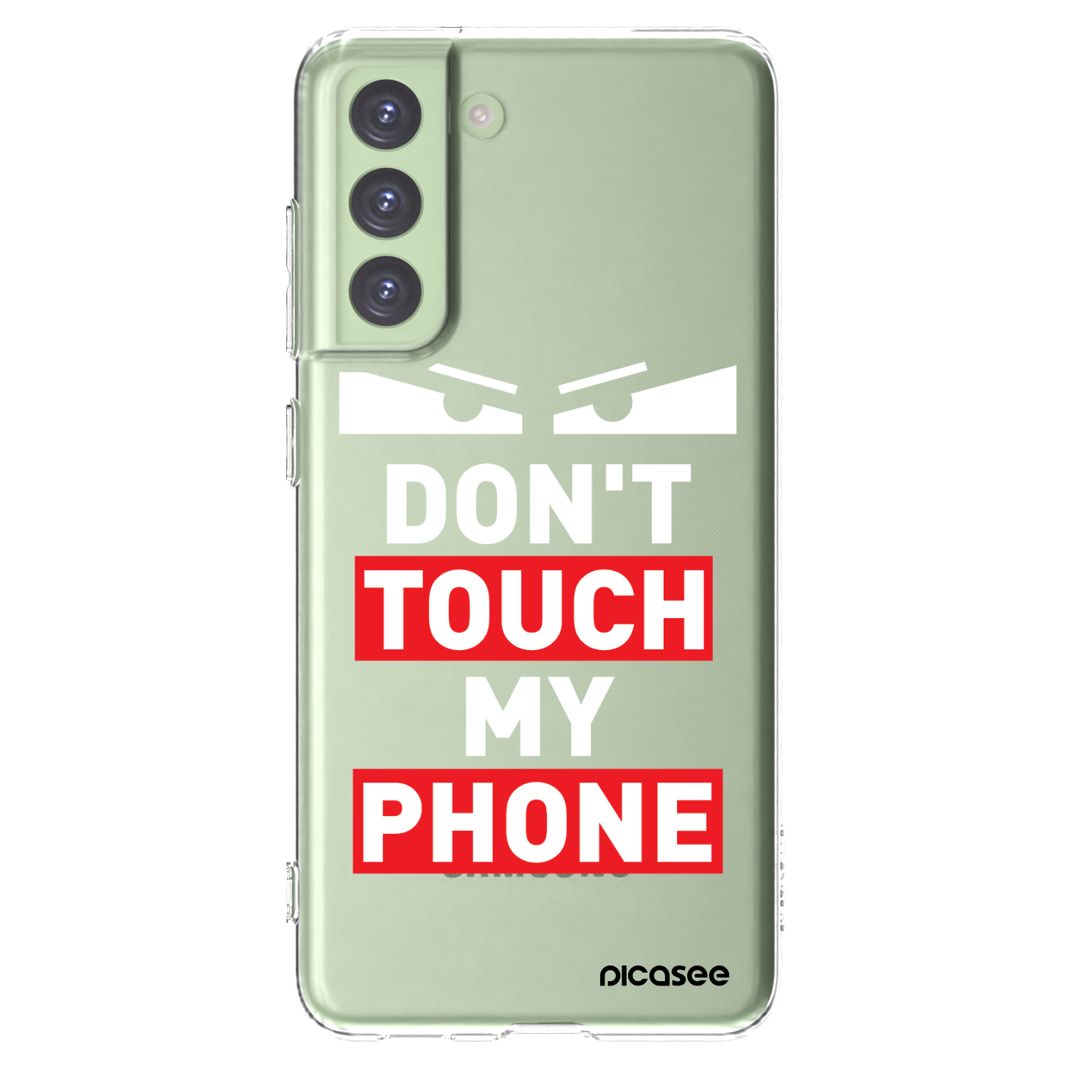 Picasee διαφανής θήκη σιλικόνης Samsung Galaxy S21 FE 5G - Shadow Eye - Transparent