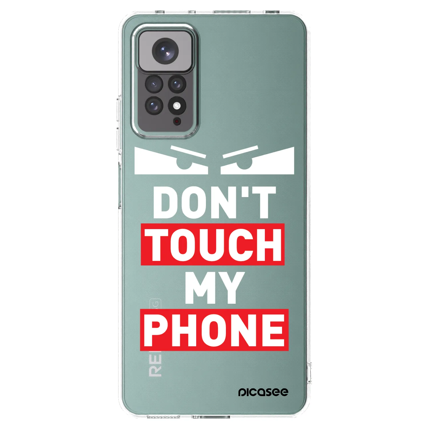 Picasee διαφανής θήκη σιλικόνης Xiaomi Redmi Note 11 - Shadow Eye - Transparent